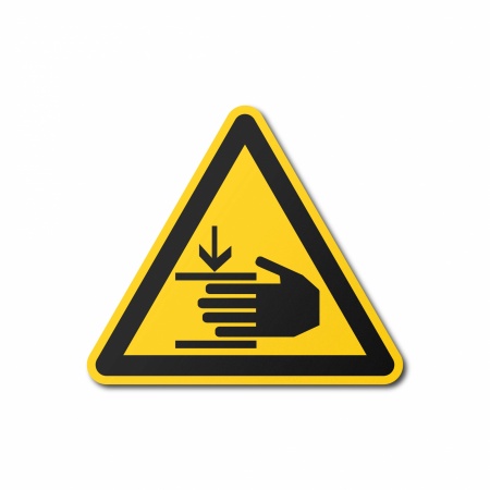 Знак W27 Осторожно. Возможно травмирование рук (W27TH200200)