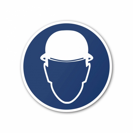 Знак M02 Работать в защитной каске (шлеме) (M02TH200200)