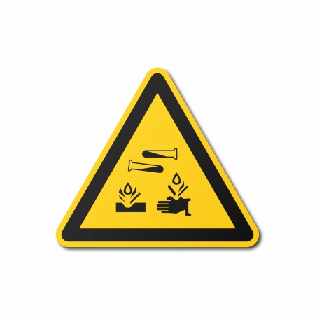 Знак W04 Опасно. Едкие и коррозионные вещества (W04TH200200)