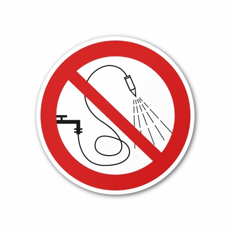 Знак P17 Запрещается разбрызгивать воду (P17TH150150)