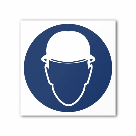 Знак M02 Работать в защитной каске (шлеме) (M02T200200)