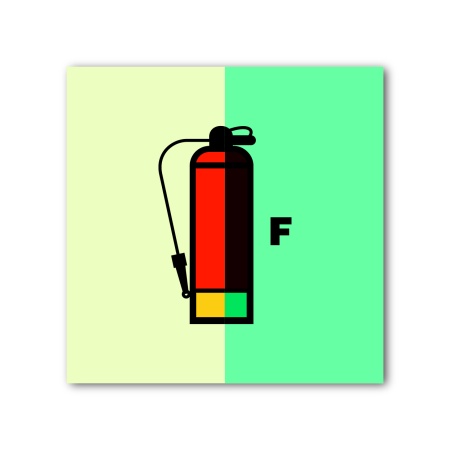 Знак ИМО «Огнетушитель для пены»