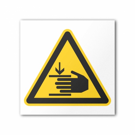 Знак W27 Осторожно. Возможно травмирование рук (W27P200200)
