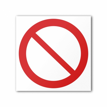 Знак P21 Запрещение (прочие опасности или опасные действия) (P21T300300)
