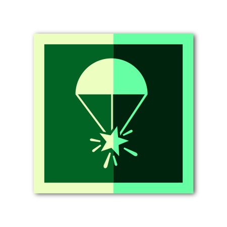 Знак ИМО «Парашютная ракета»