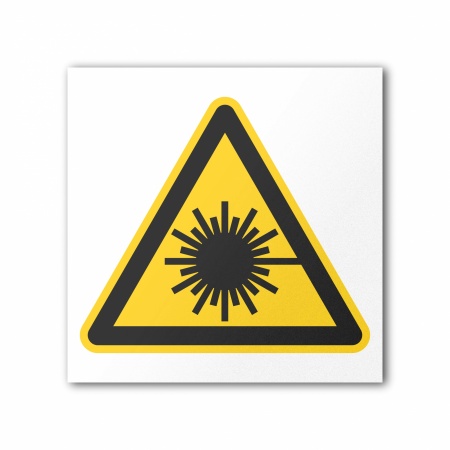 Знак W10 Опасно. Лазерное излучение (W10P300300)