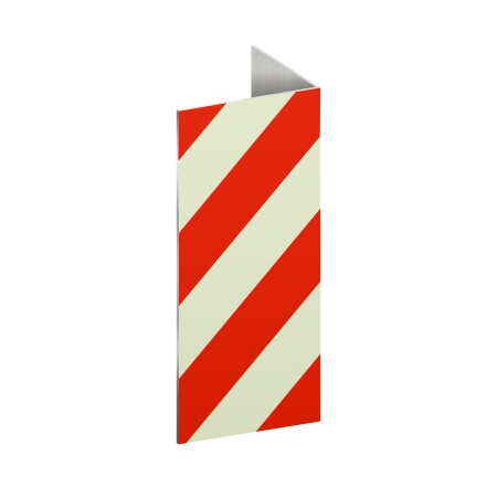 Уголок сигнальный красно-белый (150×1000, Металл, SC-21MF1501501000)
