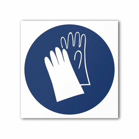 Знак M06 Работать в защитных перчатках (M06T150150)
