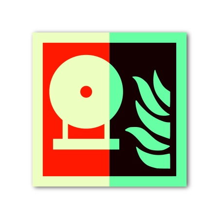 Знак ИМО «Колба стационарной системы пожаротушения»