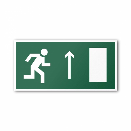 Знак E11 Направление к эвакуационному выходу прямо (E11TH200100)