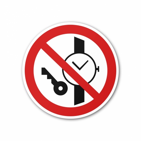 Знак P27 Запрещается иметь при себе металлические предметы (P27TH150150)