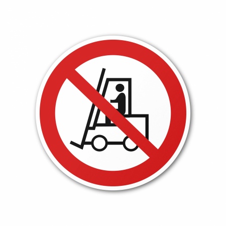 Знак P07 Запрещается движение средств напольного транспорта (P07TH200200)