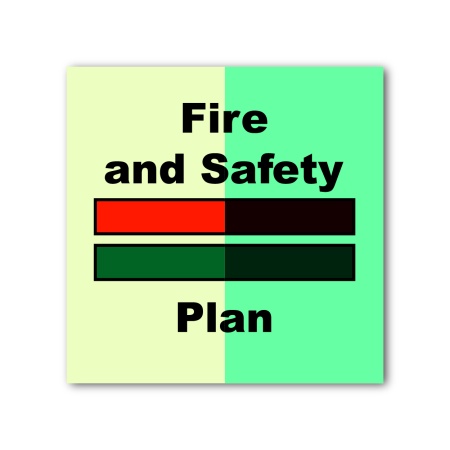 Знак ИМО «План безопасности и противопожарной защиты»