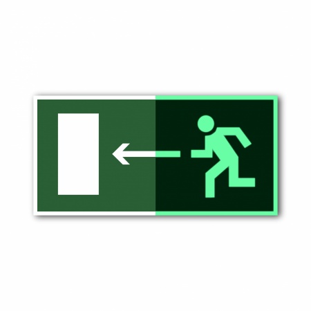 Знак E04 Направление к эвакуационному выходу налево (E04TFG200100)