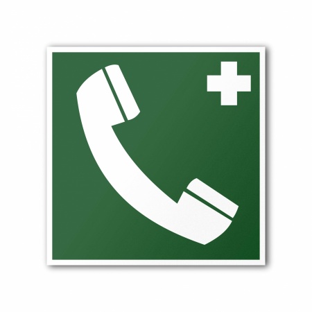 Знак EC06 Телефон связи с медицинской и скорой помощью (EC06T300300)