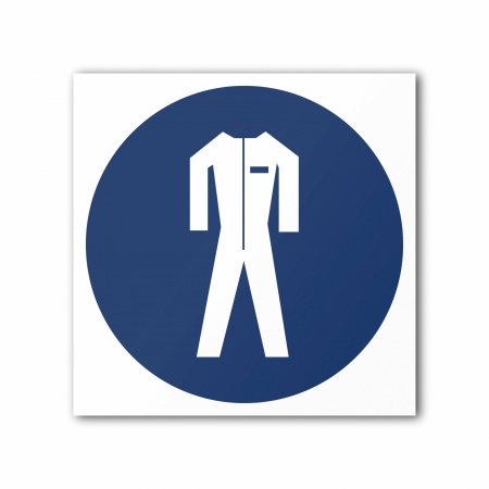 Знак M07 Работать в защитной одежде (M07MO200200)