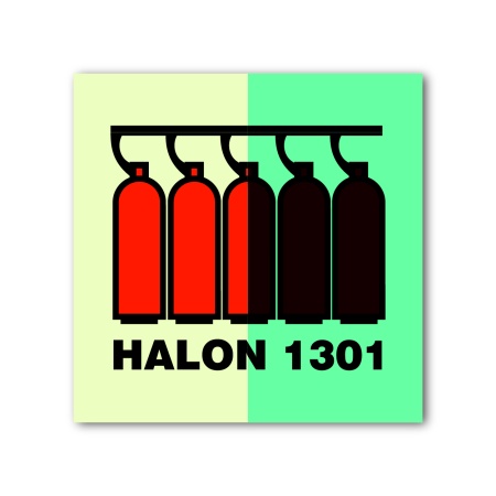 Знак ИМО «Батарея галона 1301»